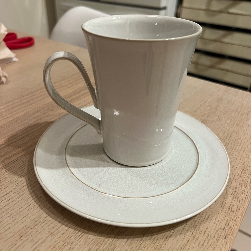 Denby England Mug & Plate 8 Piece Set